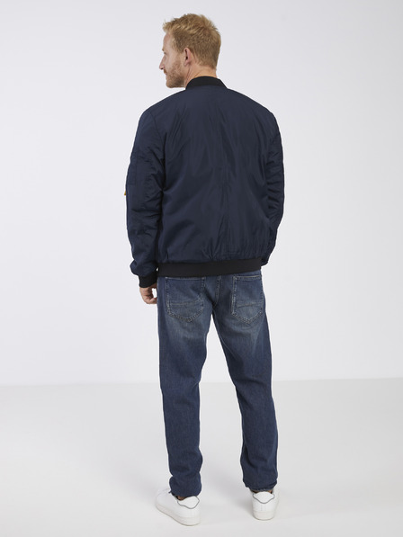 Shine Original Dunkelblaue Bomberjacke Shine Original