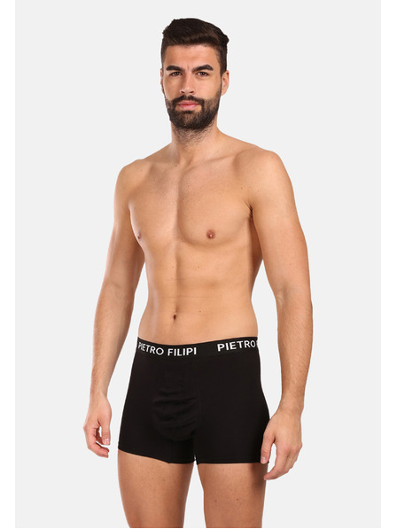 Pietro Filipi Zweier-Set - Herren-Boxershorts Pietro Filipi Kugelhalter schwarz