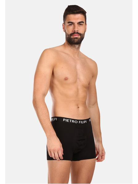 Pietro Filipi Zweier-Set - Herren-Boxershorts Pietro Filipi Kugelhalter schwarz