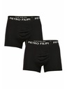 Pietro Filipi Zweier-Set - Herren-Boxershorts Pietro Filipi Kugelhalter schwarz