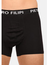 Pietro Filipi Zweier-Set - Herren-Boxershorts Pietro Filipi Kugelhalter schwarz