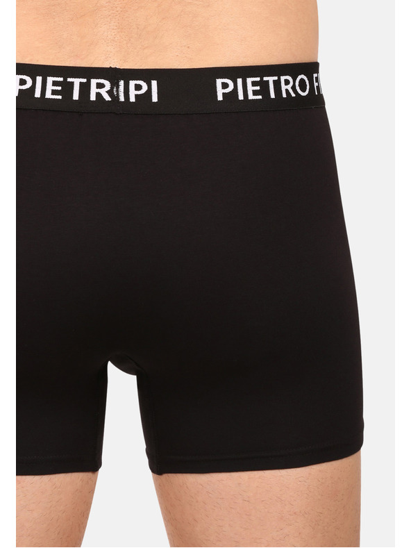 Pietro Filipi Zweier-Set - Herren-Boxershorts Pietro Filipi Kugelhalter schwarz