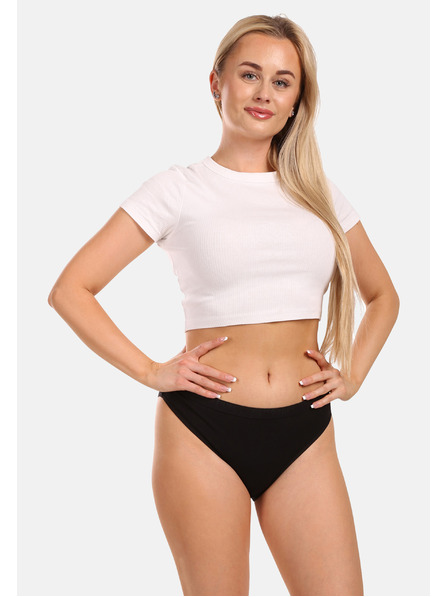 Pietro Filipi Dreier-Set - schwarzer Damen-Slip von Pietro Filipi