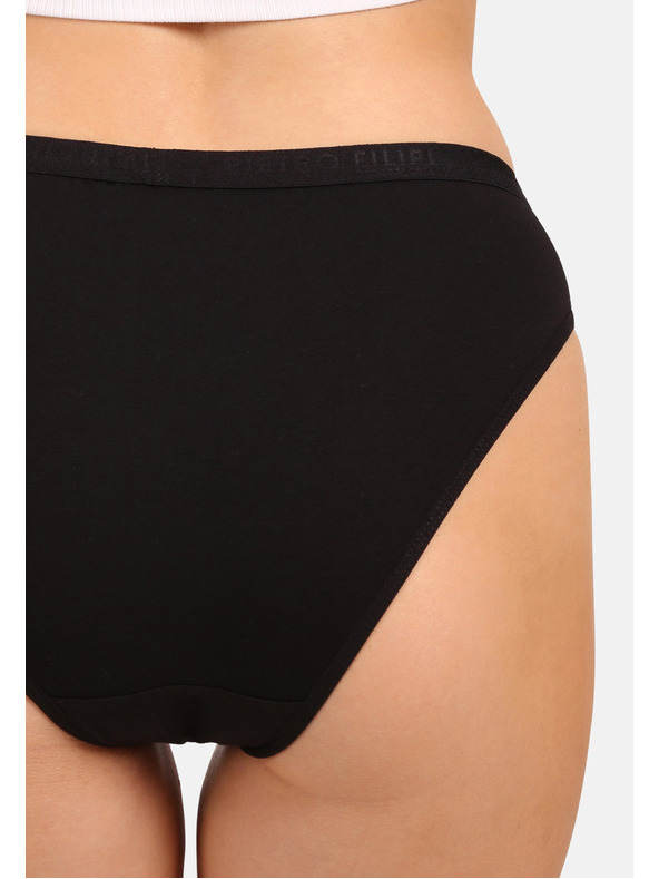 Pietro Filipi Dreier-Set - schwarzer Damen-Slip von Pietro Filipi