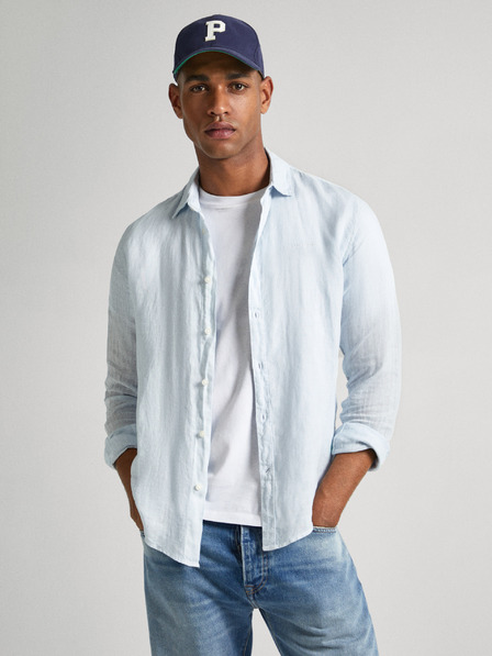 Pepe Jeans Hellblaues Herrenhemd Pepe Jeans