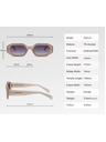 VEYREY Veyrey High-End polarisierende Sonnenbrille oval Sunodagh