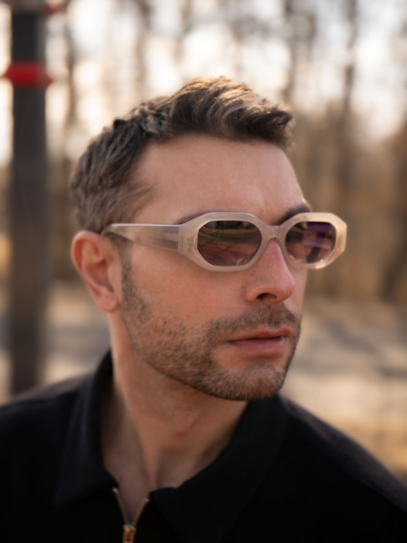 VEYREY Veyrey High-End polarisierende Sonnenbrille oval Sunodagh