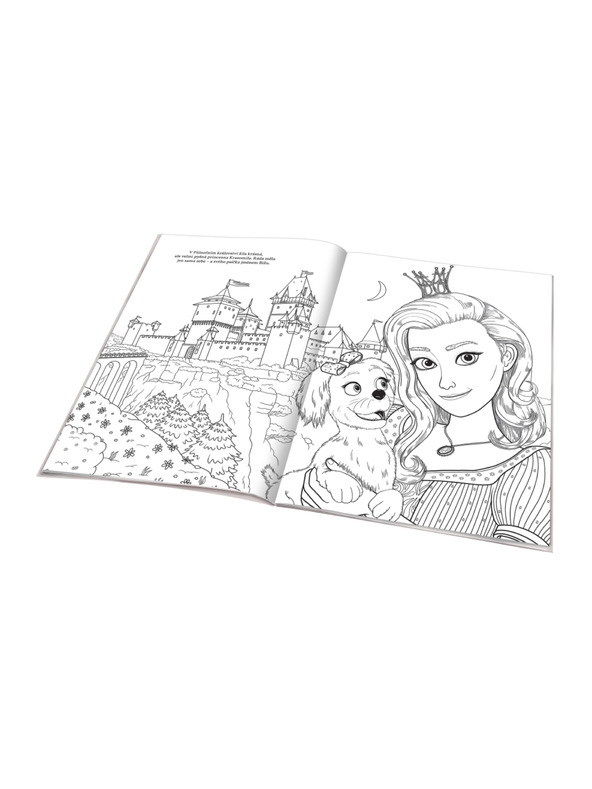 BAAGL  THE MISS PRINCESS - Malbuch basierend auf dem Filmmärchen