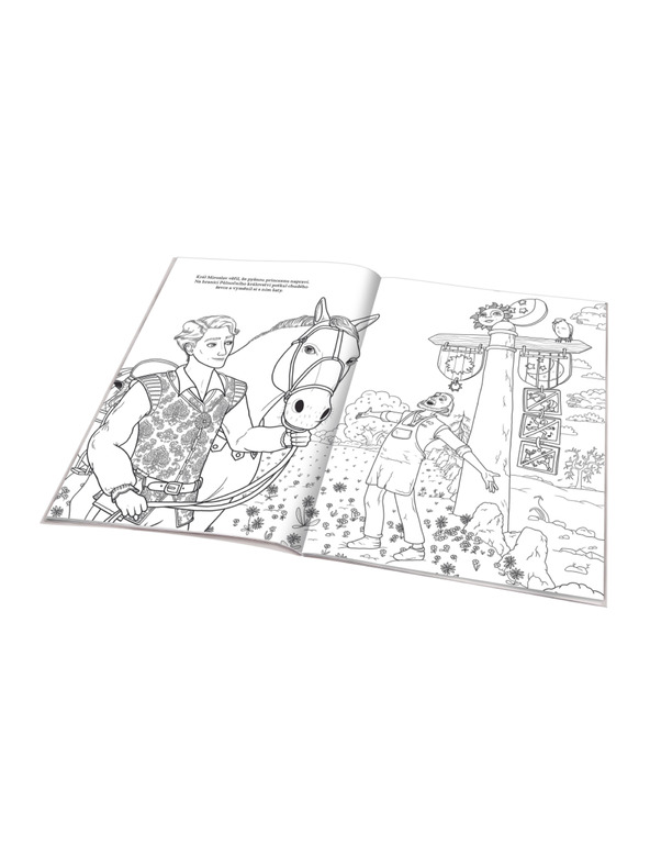 BAAGL  THE MISS PRINCESS - Malbuch basierend auf dem Filmmärchen