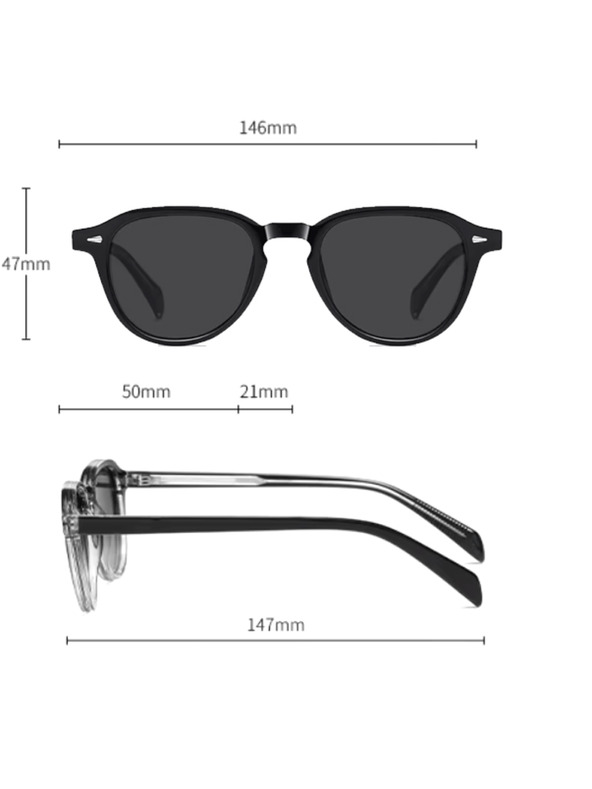 VEYREY Veyrey High-End polarisierte ovale Sonnenbrille Gharol