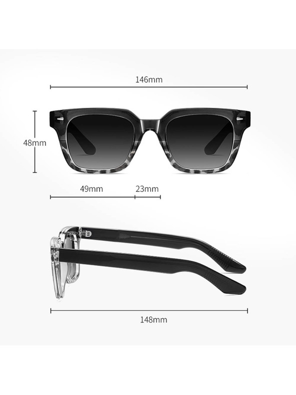 VEYREY Veyrey High-End polarisierte Nerd-Sonnenbrille Vlorg