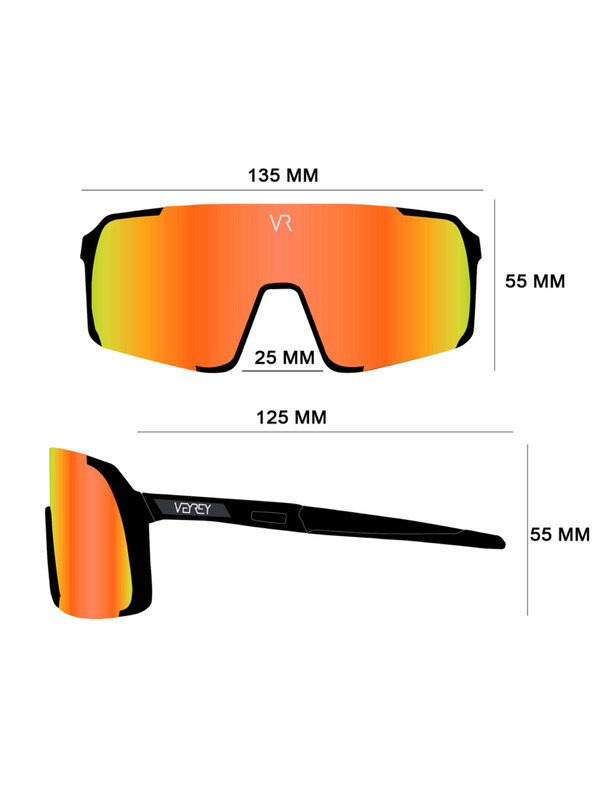 VEYREY Veyrey Kinder-Sportsonnenbrille Ohomdud