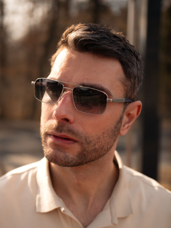VEYREY Veyrey High-End polarisierte Piloten-Sonnenbrille Buugug