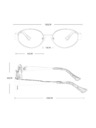 VEYREY Veyrey High-End polarisierte Lennon-Sonnenbrille Mazoga