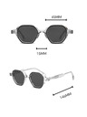 VEYREY Veyrey High-End polarisierte Lennon-Sonnenbrille Gug