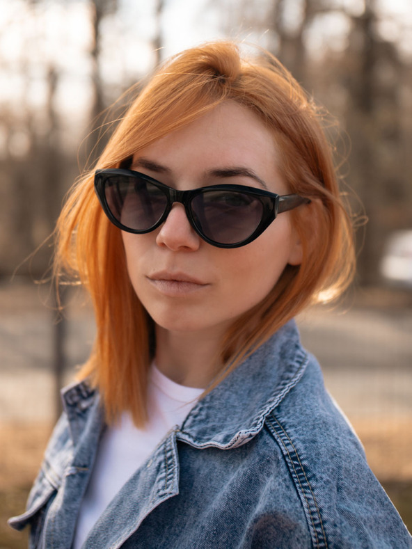 VEYREY Veyrey High-End polarisierte Sonnenbrille Cat-Eye Sumhug