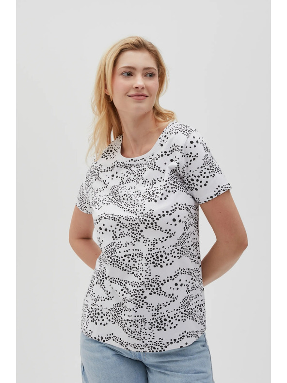 Moodo DAMEN-TSHIRT L-TS-4631 WEISS Moodo