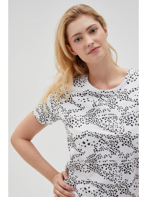 Moodo DAMEN-TSHIRT L-TS-4631 WEISS Moodo