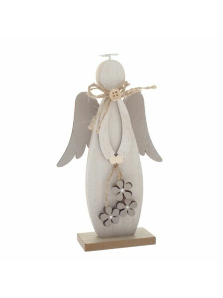 Casa de Engel Holzengel 15cm - weiß, 12/144
