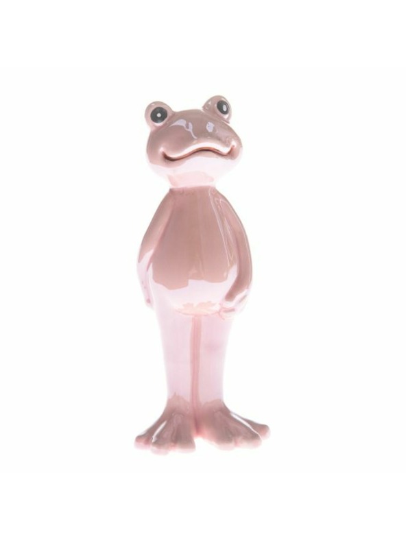 Casa de Engel Porzellan-Frosch, rosa, 12/108