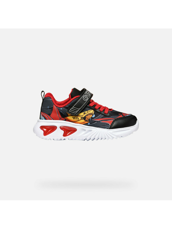 Geox Schwarze Geox Assister Turnschuhe für Jungen