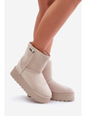 BIG STAR SHOES Damen Hochplateau Schnee Big Star Hellbeige