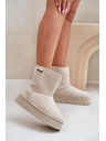 BIG STAR SHOES Damen Hochplateau Schnee Big Star Hellbeige