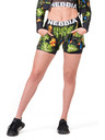 Nebbia High-Energy Shorts für Frauen Nebbia 563 Jungle green, doppellagig