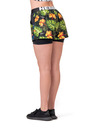 Nebbia High-Energy Shorts für Frauen Nebbia 563 Jungle green, doppellagig