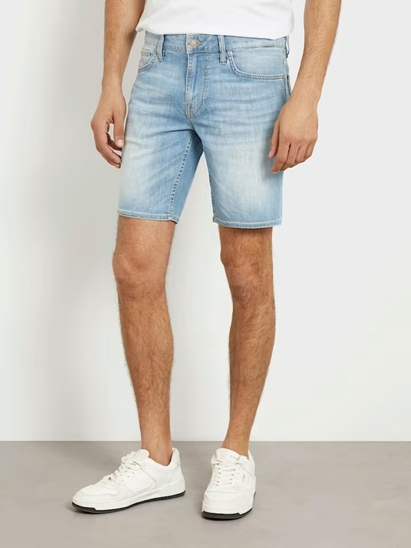 Guess Jeans Herren Blaue Jeans-Shorts Guess Florida