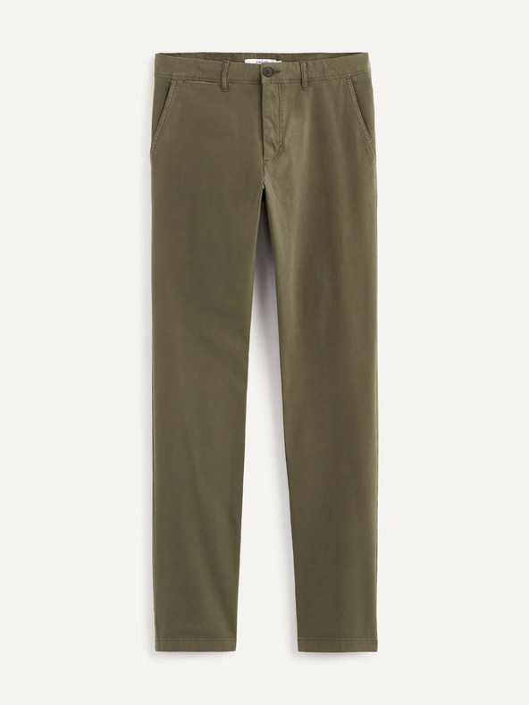 Celio Dunkelgrüne Herrenhose Celio