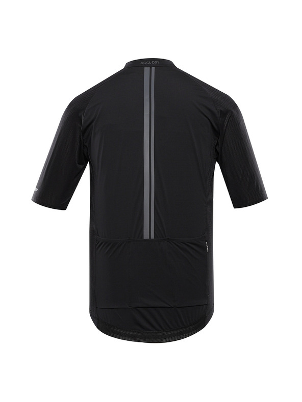 ALPINE PRO Herren-Schnelltrocknungs-Radtrikot ALPINE PRO SAGEN 2 schwarz
