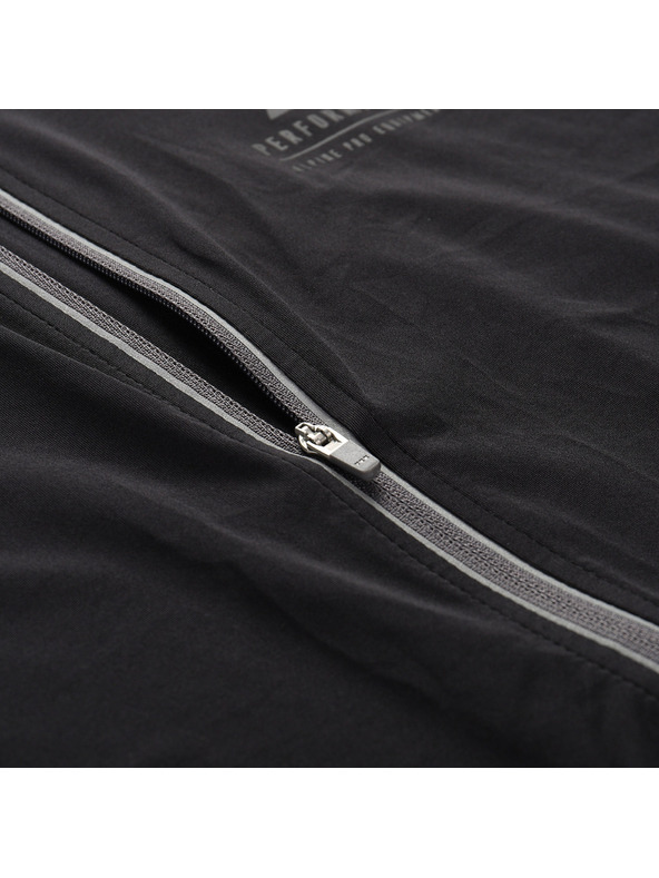 ALPINE PRO Herren-Schnelltrocknungs-Radtrikot ALPINE PRO SAGEN 2 schwarz