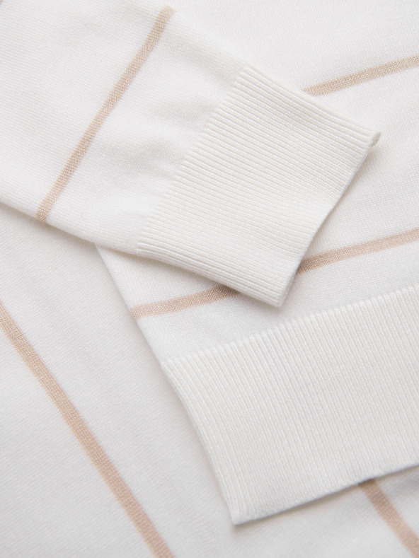 Ombre Clothing Herren-Poloshirt aus Viskose mit horizontalen Streifen Ombre Clothing