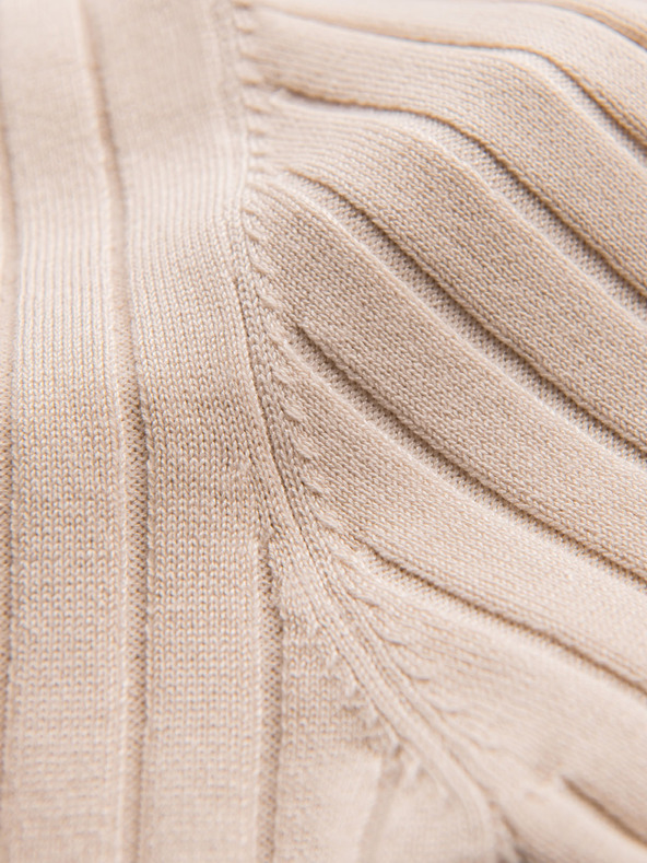 Ombre Clothing Herren-Poloshirt SLIM FIT aus Viskose mit vertikalen Streifen Ombre Clothing