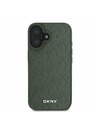 DKNY DKNY PU-Leder Rückseite Hülle für iPhone 16 Grün
