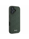 DKNY DKNY PU-Leder Rückseite Hülle für iPhone 16 Grün