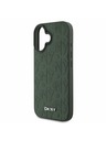 DKNY DKNY PU-Leder Rückseite Hülle für iPhone 16 Grün