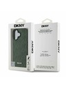 DKNY DKNY PU-Leder Rückseite Hülle für iPhone 16 Grün