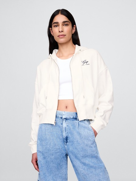 GAP Damen-Oversize-Sweatshirt mit Logo VintageSoft Americana GAP
