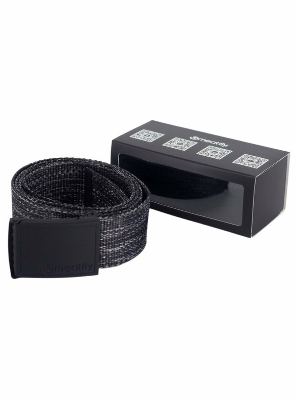 Meatfly Meatfly Herren Gürtel Conan Grau Meliert