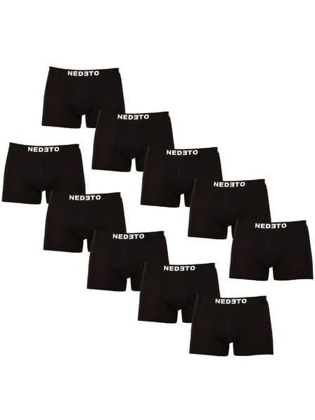 Nedeto 10er Set - Herren Boxershorts Nedeto schwarz