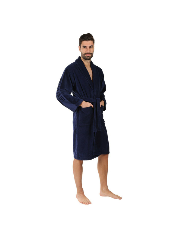 Pietro Filipi Bademantel Pietro Filipi blau