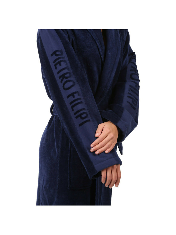 Pietro Filipi Bademantel Pietro Filipi blau