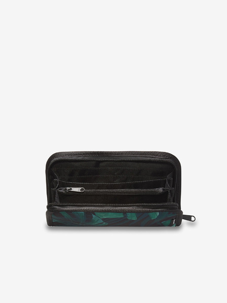 Dakine Petrolblaue Damen-Mustergeldbörse Dakine Luna Wallet Nacht Tropical
