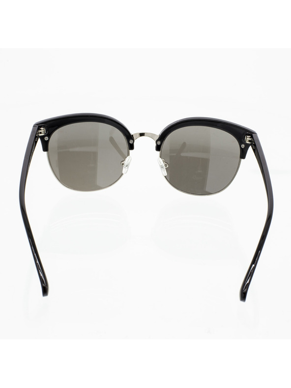 OEM OEM Sonnenbrille randlos Juli meliert braun mit blauen Gläsern