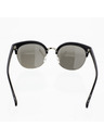 OEM OEM Sonnenbrille randlos Juli meliert braun mit blauen Gläsern