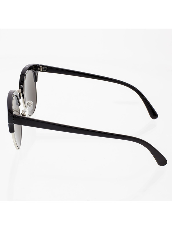 OEM OEM Sonnenbrille randlos Juli meliert braun mit blauen Gläsern