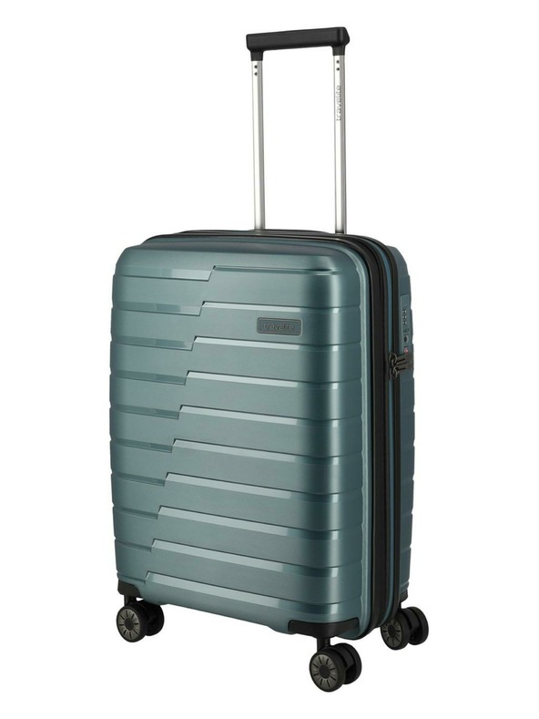 Travelite Reisekoffer Travelite Air Base S erweiterbar Eisblau
