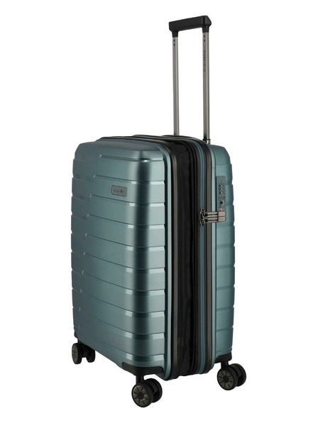 Travelite Reisekoffer Travelite Air Base S erweiterbar Eisblau